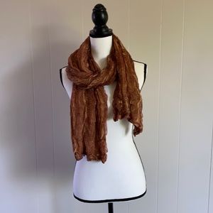 Double Lines Silk Scarf